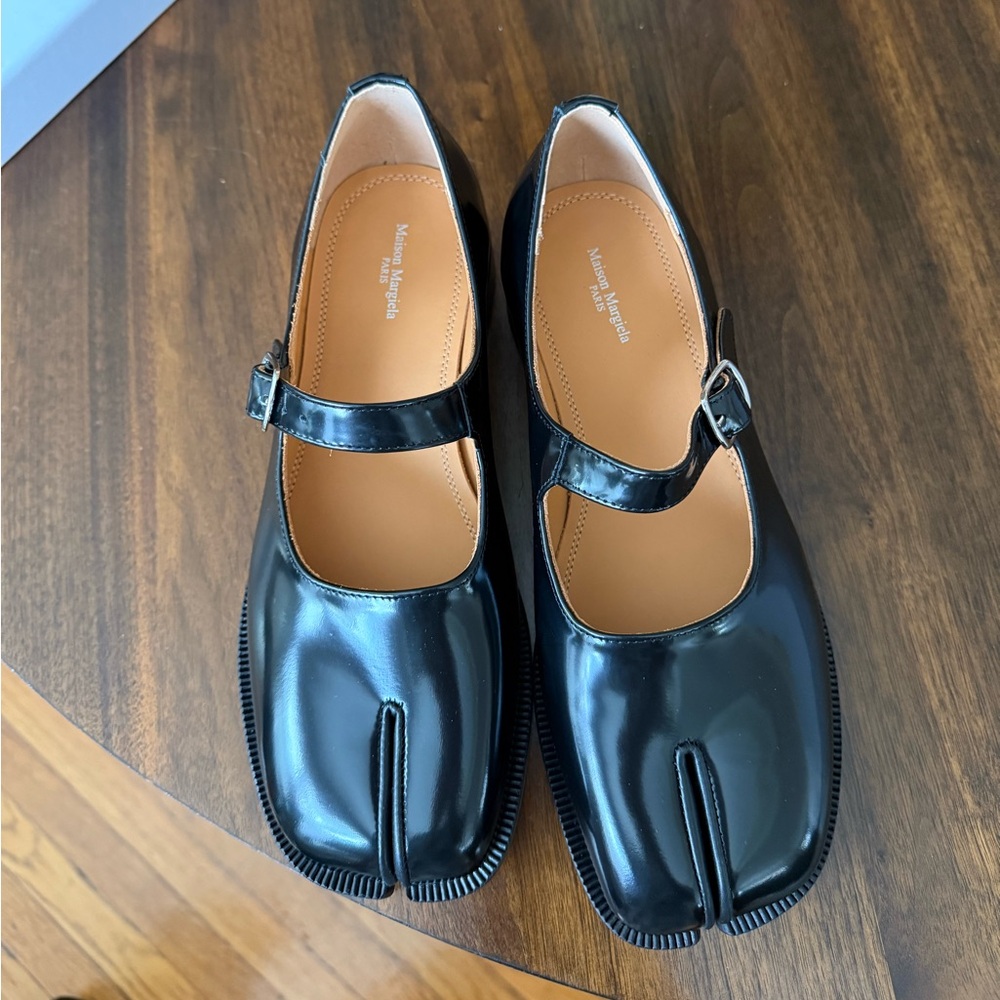 Maison Martin Margiela Black Tabi Mary Jane Shoes